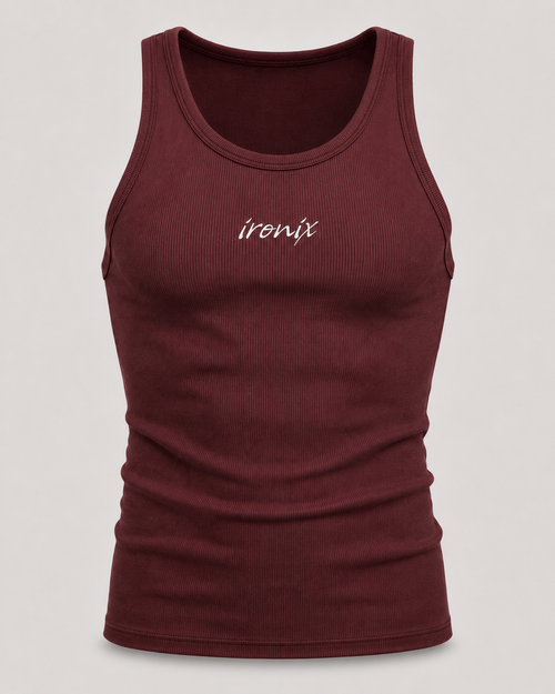 IRONIX Rib Tank – Marron